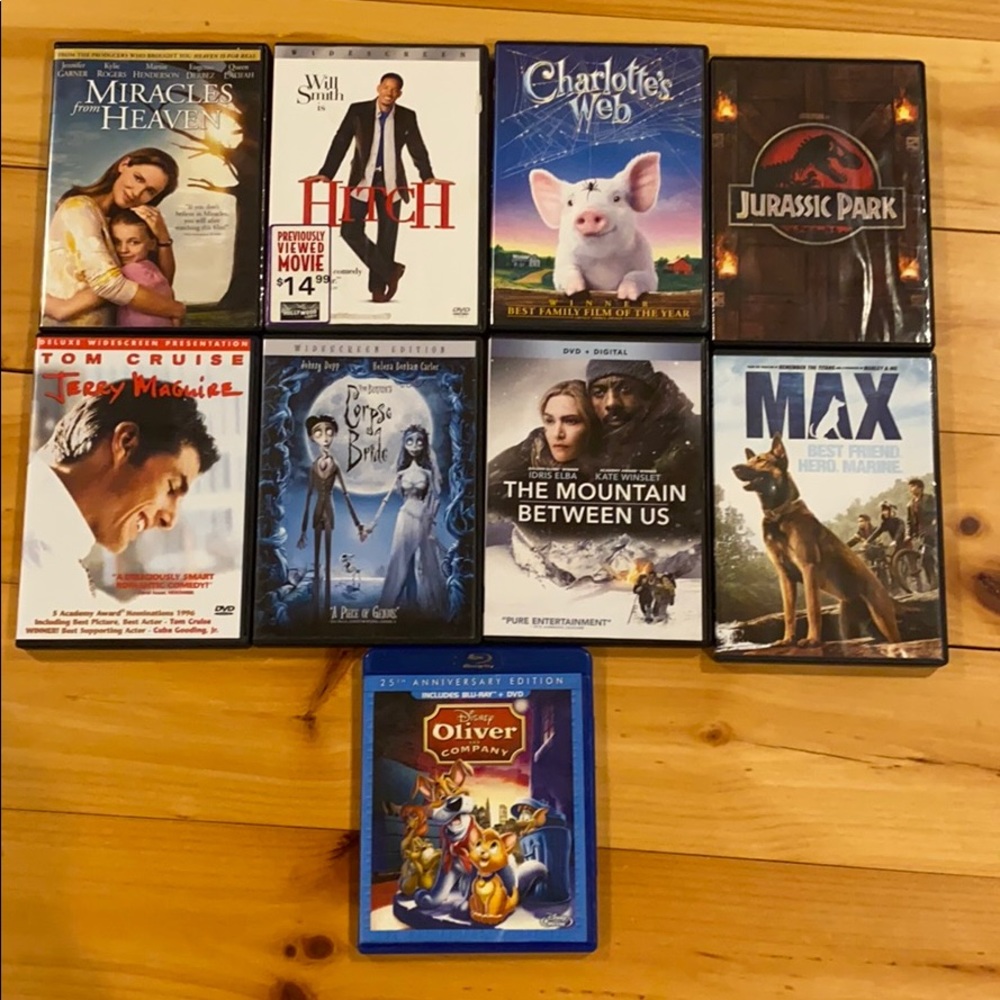 Movies $5 each or all for $40